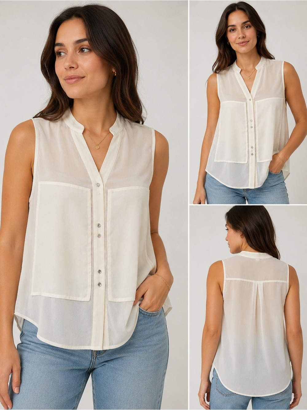 Zoa New York sleeveless blouse size XS